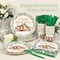 150 PCS Woodland Baby Shower Plates Set Decorations - Woodland Animals Paper Plate Cups and Napkins Disposable Tableware Woodland Theme
